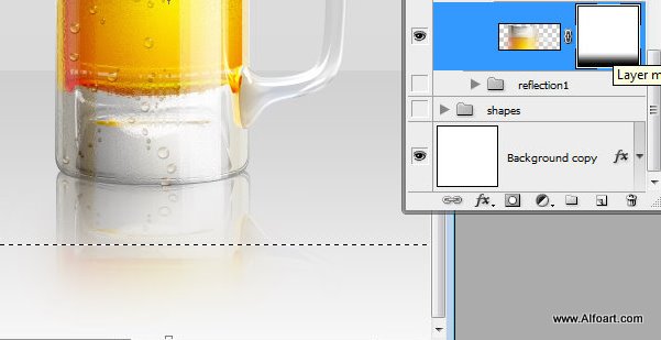 Shiny Cold Beer Glass Illustration with colorfull liquid inside and splashing effect.Create realistic glossy glass with liquid in them, make reflections and shadows